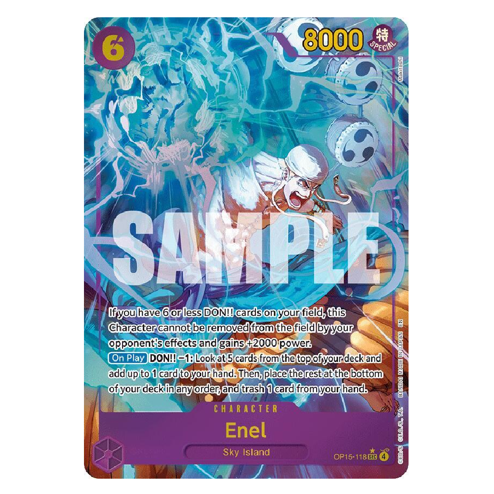 Enel (Alt Art) - OP15-118 - SEC - 1st Edition
