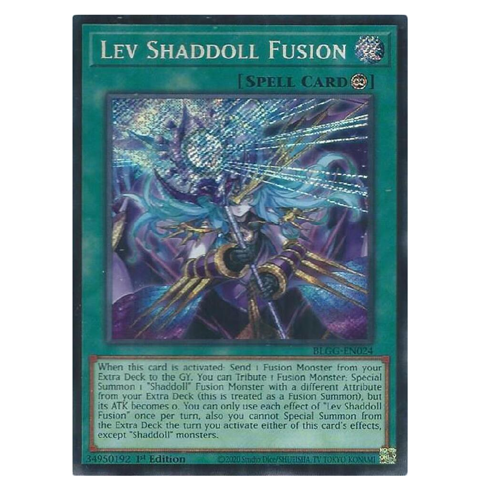 Lev Shaddoll Fusion - BLGG-EN024 - Secret Rare - 1st Edition