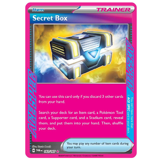 Secret Box - TWM 163/167 - Ace Spec Rare - 1st Edition