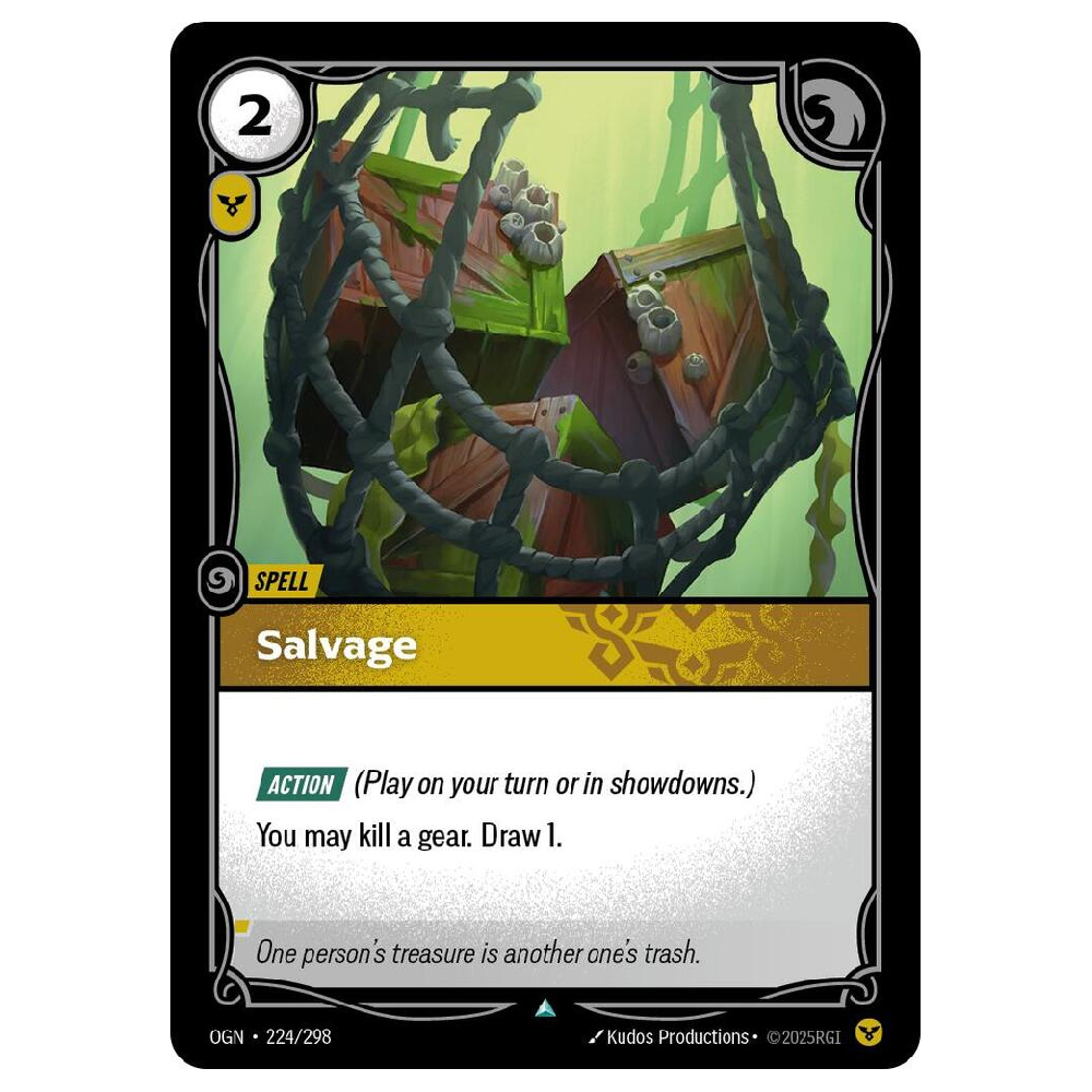 Salvage - OGN 224/298 - Uncommon - 1st Edition
