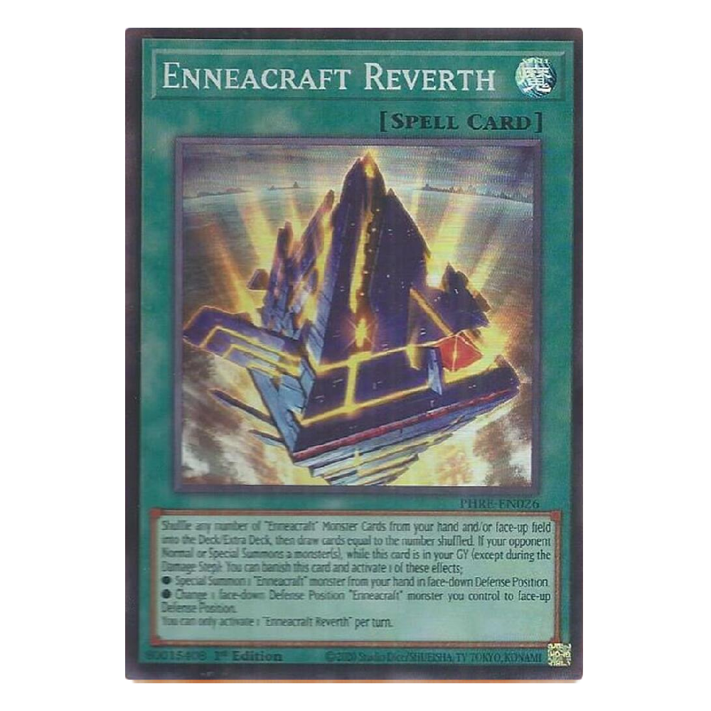 Enneacraft Reverth - PHRE-EN026 - Super Rare - 1st  Edition