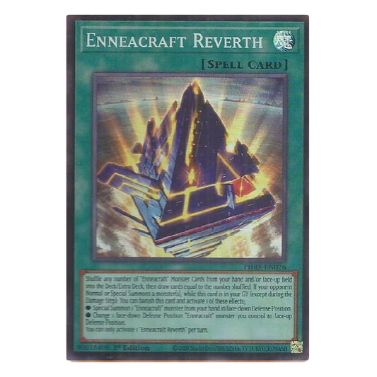 Enneacraft Reverth - PHRE-EN026 - Super Rare - 1st  Edition