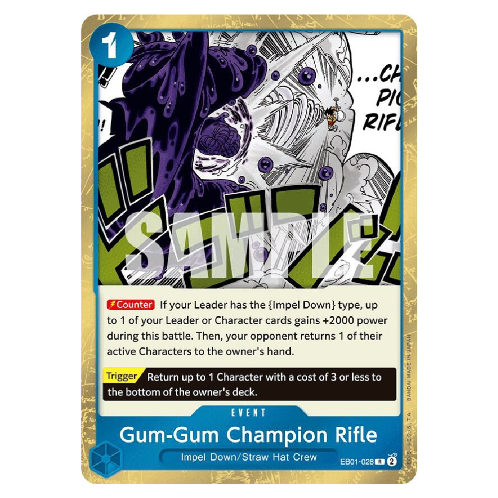 Gum-Gum Champion Rifle - EB01-028 - R - 1st Edition