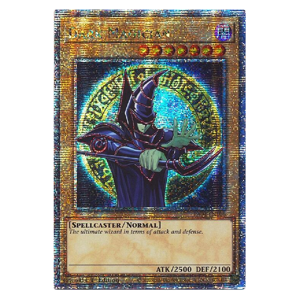 Dark Magician (9th Art) - RA04-EN106 - Platinum Secret Rare - 1st Edition