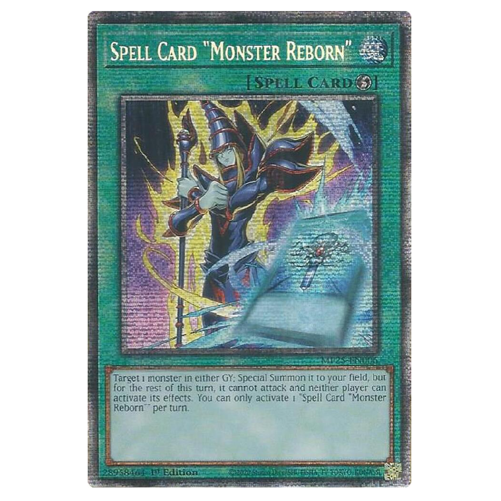 Spell Card "Monster Reborn" - MP25-EN006 - Starlight Rare - 1st Edition