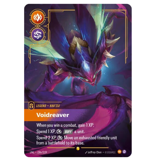 Voidreaver (Overnumbered) - UNL 236/219 - Showcase - 1st Edition