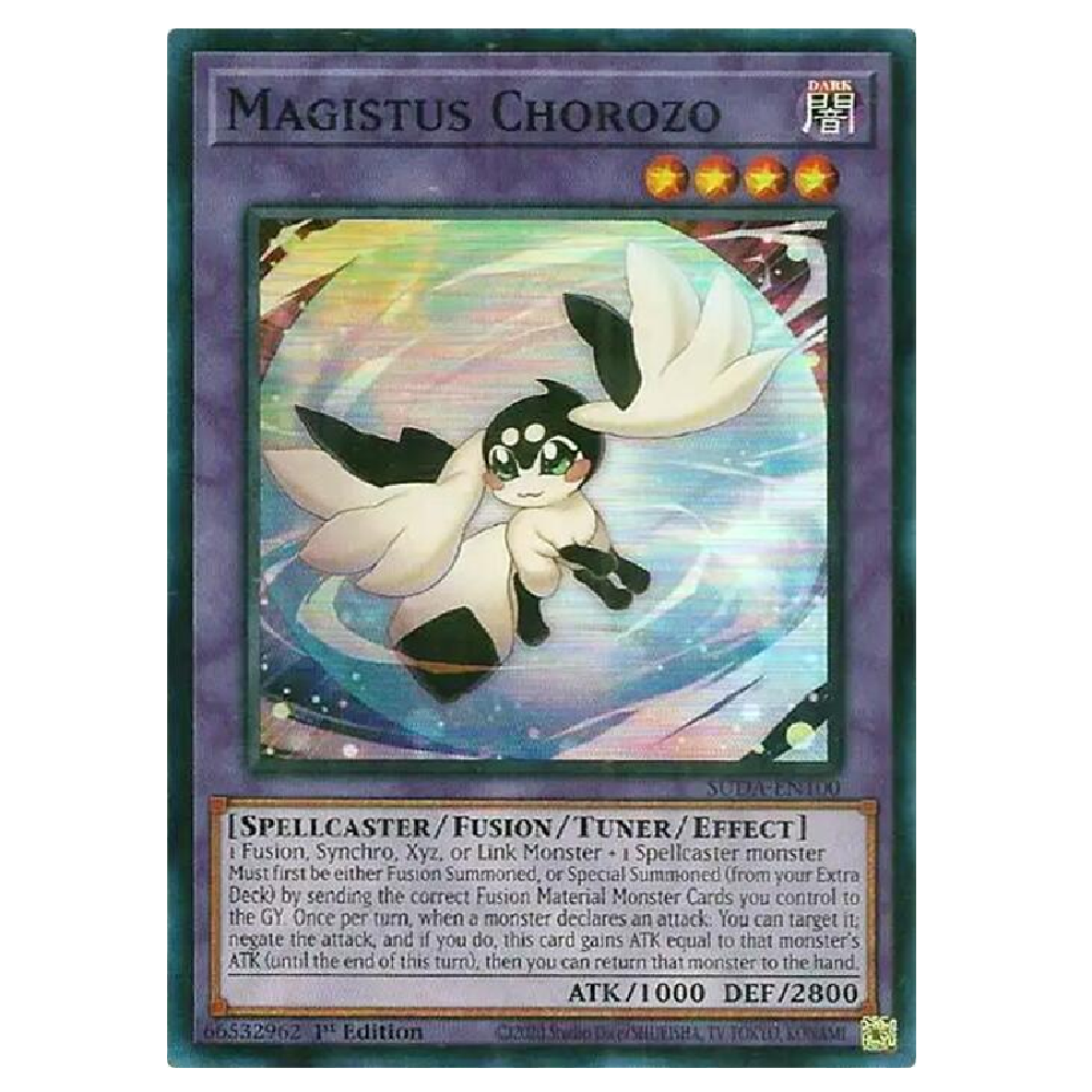 Magistus Chorozo - SUDA-EN100 - Super Rare - 1st Edition