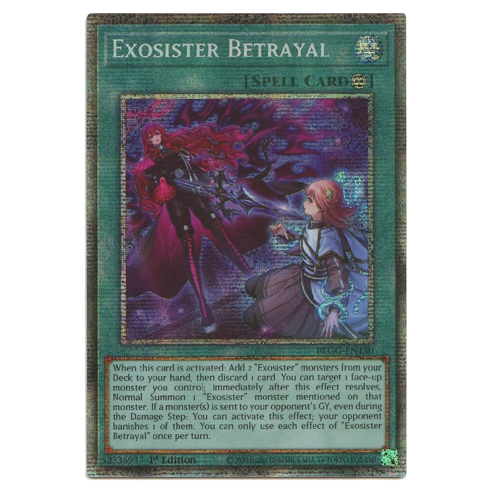 Exosister Betrayal - BLGG-EN130 - Starlight Rare - 1st Edition