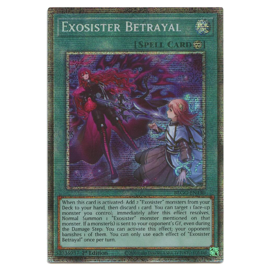 Exosister Betrayal - BLGG-EN130 - Starlight Rare - 1st Edition