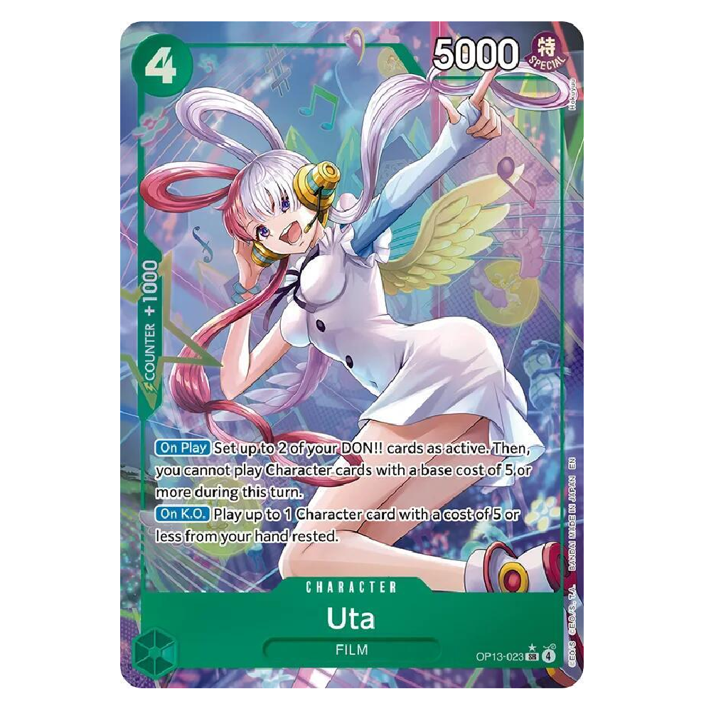 Uta (Alt Art) - OP13-023 - SR - 1st Edition