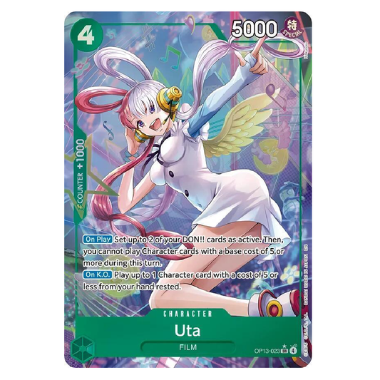 Uta (Alt Art) - OP13-023 - SR - 1st Edition