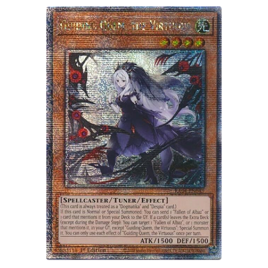 Guiding Quem the Virtuous - RA04-EN043 - Quarter Century Secret Rare - 1st Edition