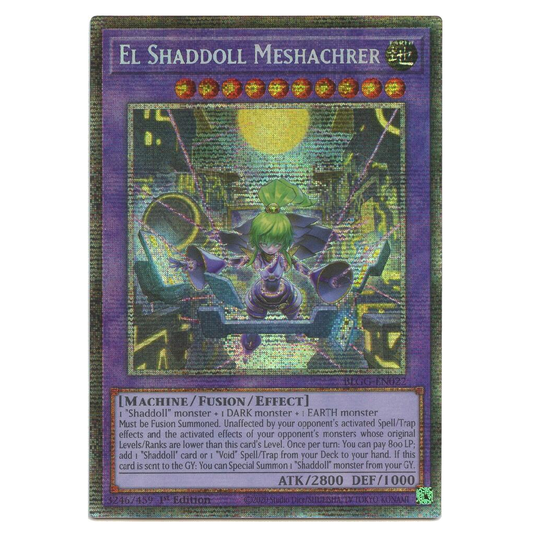 El Shaddoll Meshachrer - BLGG-EN022 - Starlight Rare - 1st Edition