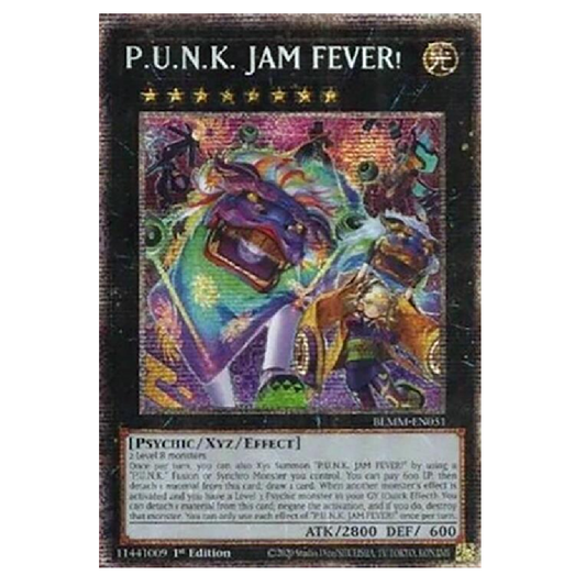 P.U.N.K. Jam Fever - BLMM-EN051 - Starlight Rare - 1st Edition