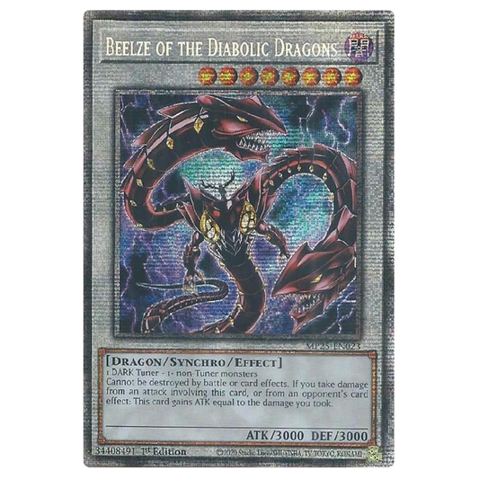 Beelze of the Diabolic Dragons - MP25-EN023 - Starlight Rare - 1st Edition