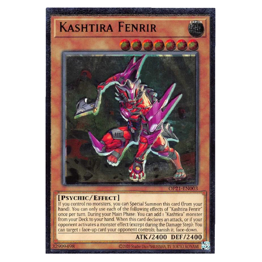 Kashtira Fenrir - OP21-EN003 - Ultimate Rare - Unlimited Edition