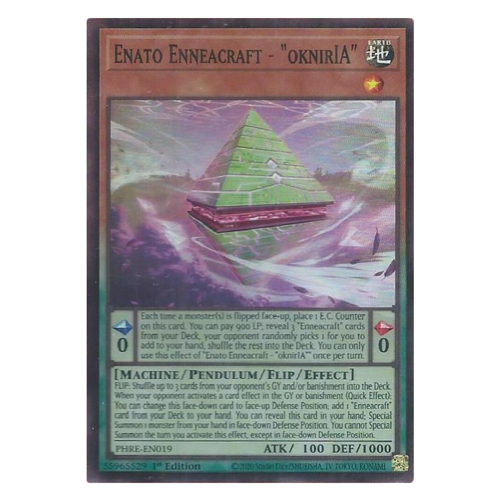 Enato Enneacraft - "oknirIA" - PHRE-EN019 - Super Rare - 1st Edition