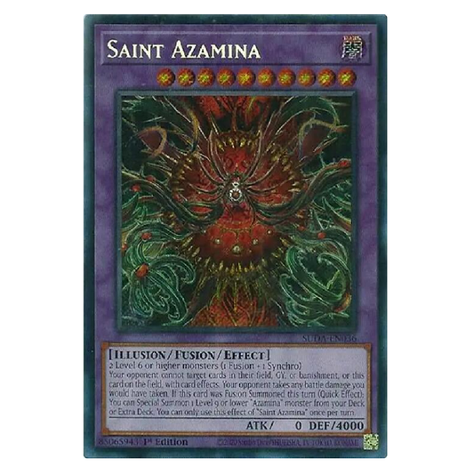 Saint Azamina - SUDA-EN036 - Secret Rare - 1st Edition