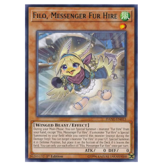 Filo, Messenger Fur hire - DANE-EN015 - Rare - Unlimited Edition