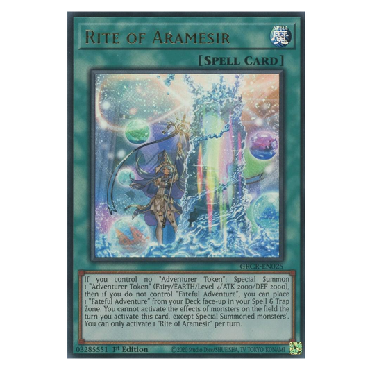 Rite of Aramesir - GRCR-EN025 - Ultra Rare - 1st Edition