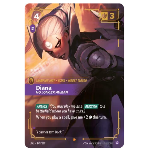 Diana No Longer Human - UNL 149/219 - Epic - 1st Edition