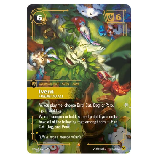 Ivern Friend to All - UNL 177/219 - Epic - 1st Edition