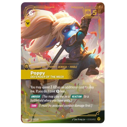 Poppy Defender of the Meek - UNL 178/219 - Epic - 1st Edition