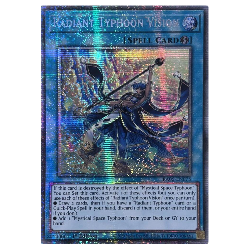Radiant Typhoon Vision - RA05-EN075 - Starlight Rare - 1st Edition