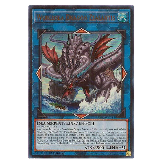 Worldsea Dragon Zealantis - RA04-EN082 - Ultra Rare - 1st Edition