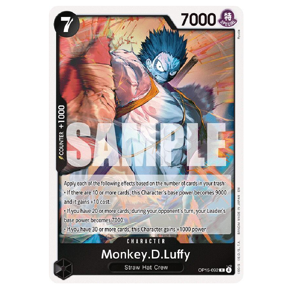 Monkey.D.Luffy - OP15-092 - R - 1st Edition