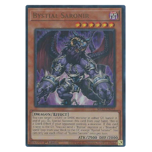 Bystial Saronir - MP25-EN293 - Ultra Rare - 1st Edition