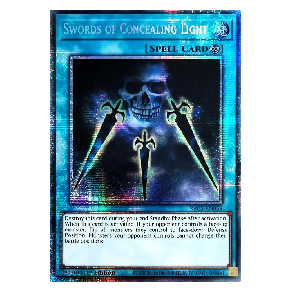 Swords of Concealing Light - RA05-EN069 - Starlight Rare - 1st Edition