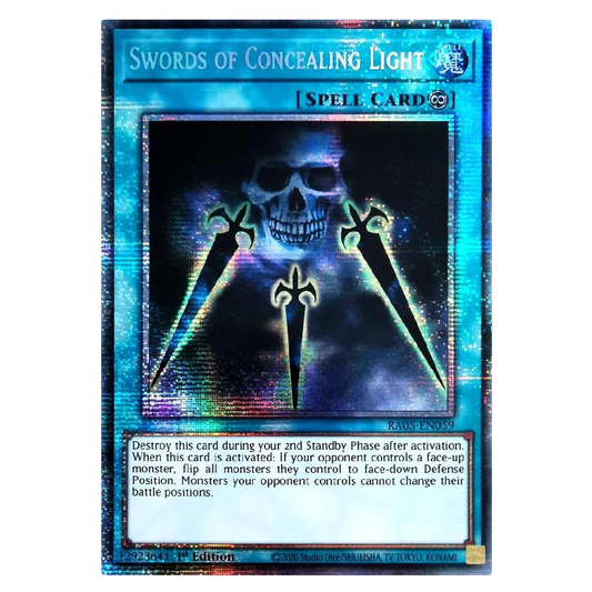 Swords of Concealing Light - RA05-EN069 - Starlight Rare - 1st Edition