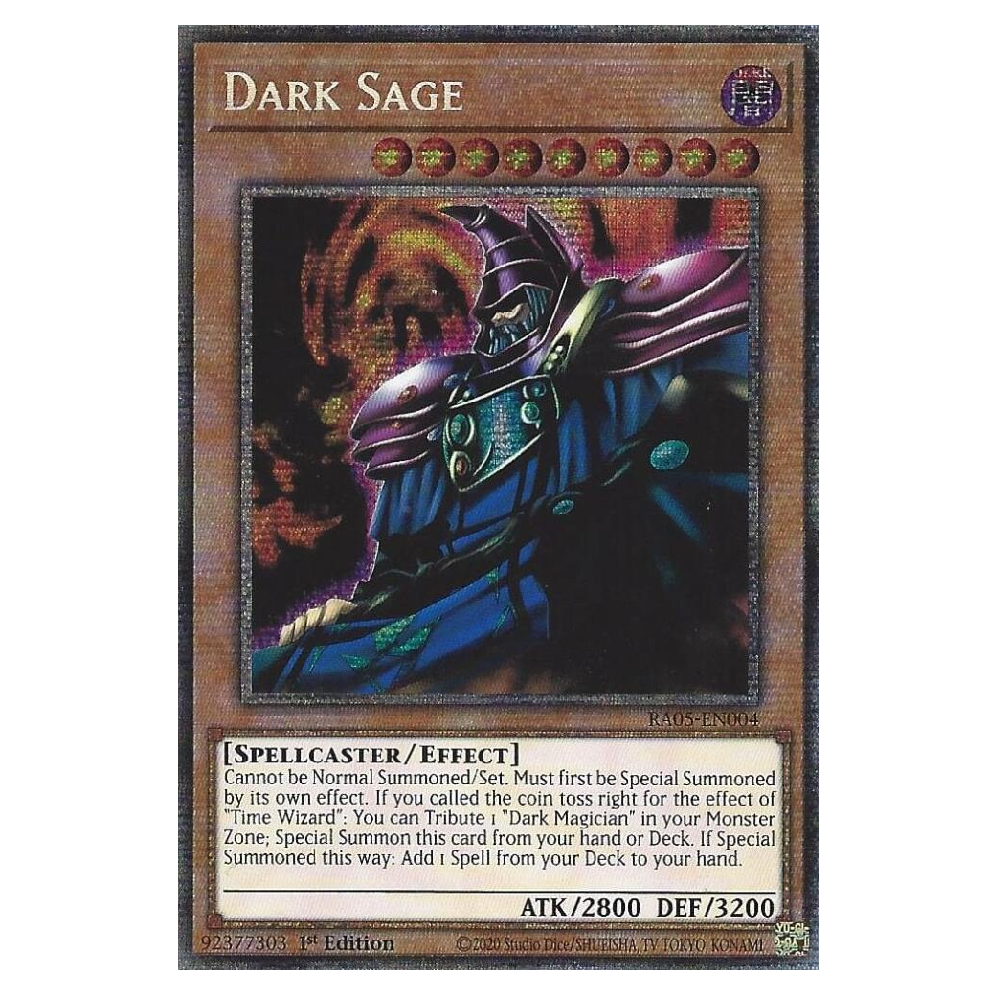 Dark Sage - RA05-EN004 - Starlight Rare - 1st Edition