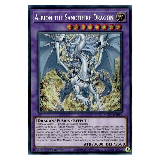Albion the Sanctifire Dragon - MP24-EN082 - Prismatic Secret Rare - 1st Edition