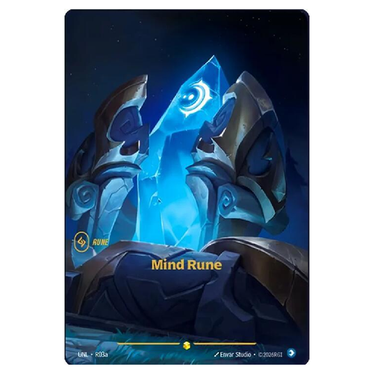 Mind Rune (Alt Art) - UNL R03a - Showcase - 1st Edition