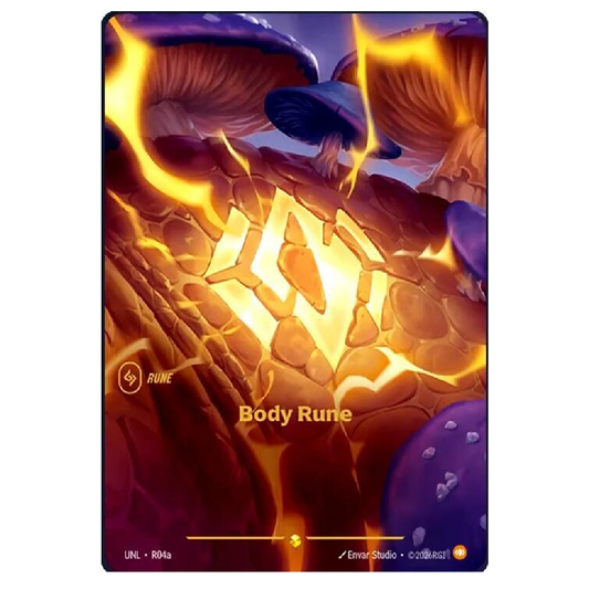 Body Rune (Alt Art) - UNL R04a - Showcase - 1st Edition