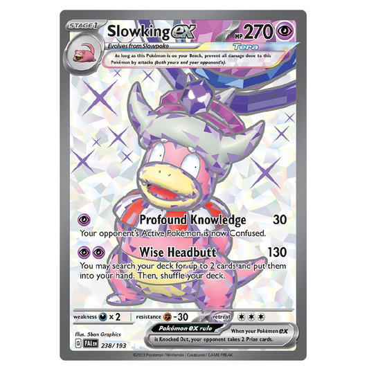 Slowking ex - PAL 238/193 - Ultra Rare - 1st Edition