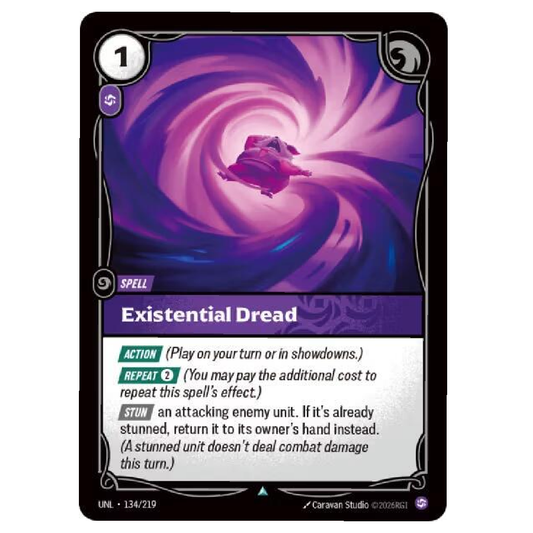 Existential Dread - UNL 134/219 - Uncommon - 1st Edition