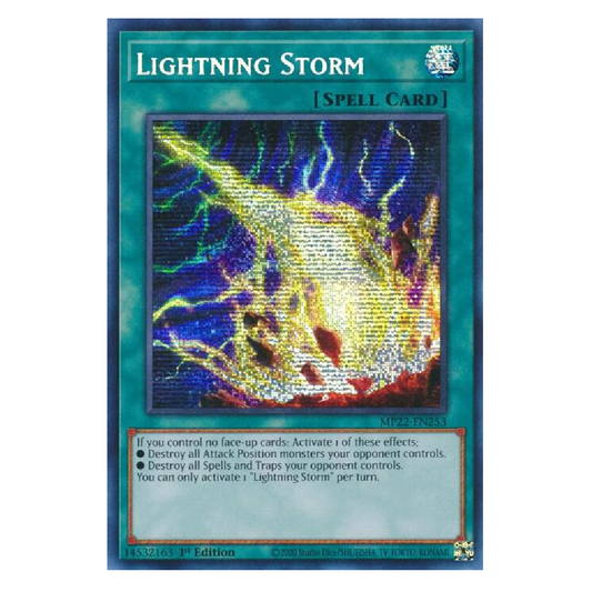 Lightning Storm - MP22-EN253 - Prismatic Secret Rare - 1st Edition