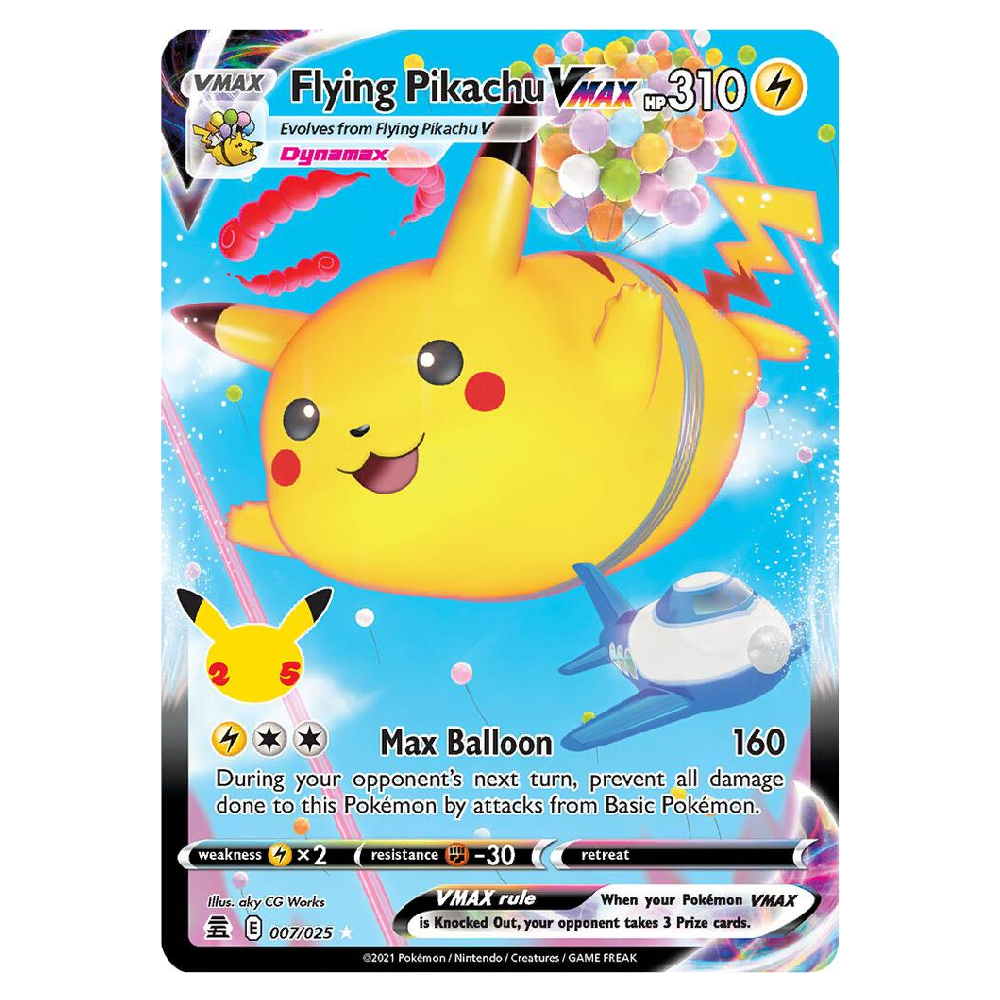 Flying Pikachu Vmax - 007/025 - Ultra Rare - 1st Edition