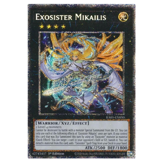 Exosister Mikailis - RA05-EN050 - Starlight Rare - 1st Edition