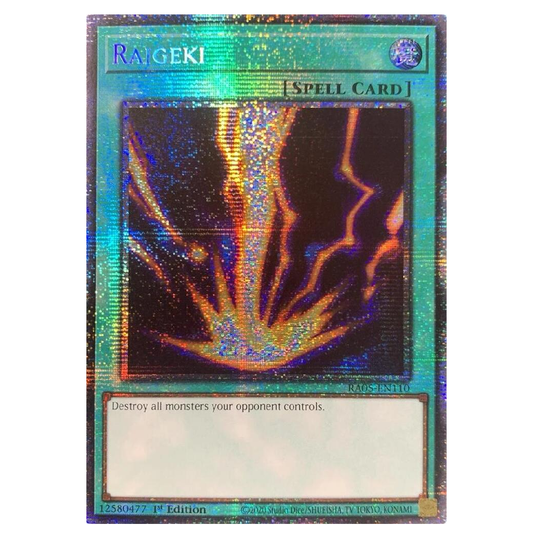 Raigeki - RA05-EN110 - Starlight Rare - 1st Edition