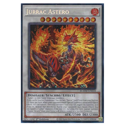Jurrac Astero - BLMM-EN018 - Secret Rare - 1st Edition