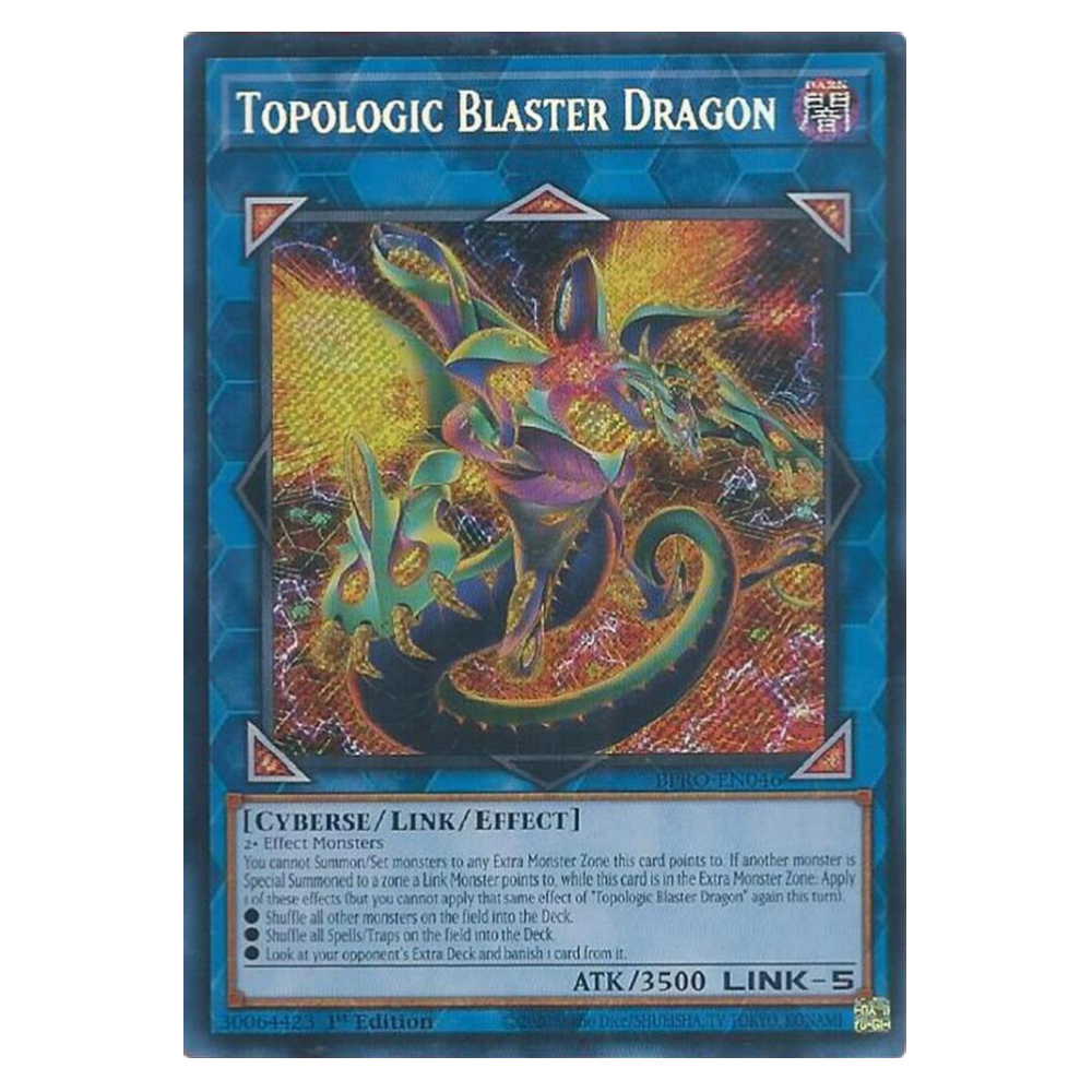 Topologic Blaster Dragon - BPRO-EN046 - Secret Rare - 1st Edition