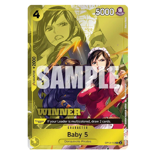 Baby 5 (Winner Pack 2026 Vol.1) - OP12-112 - R - 1st Edition