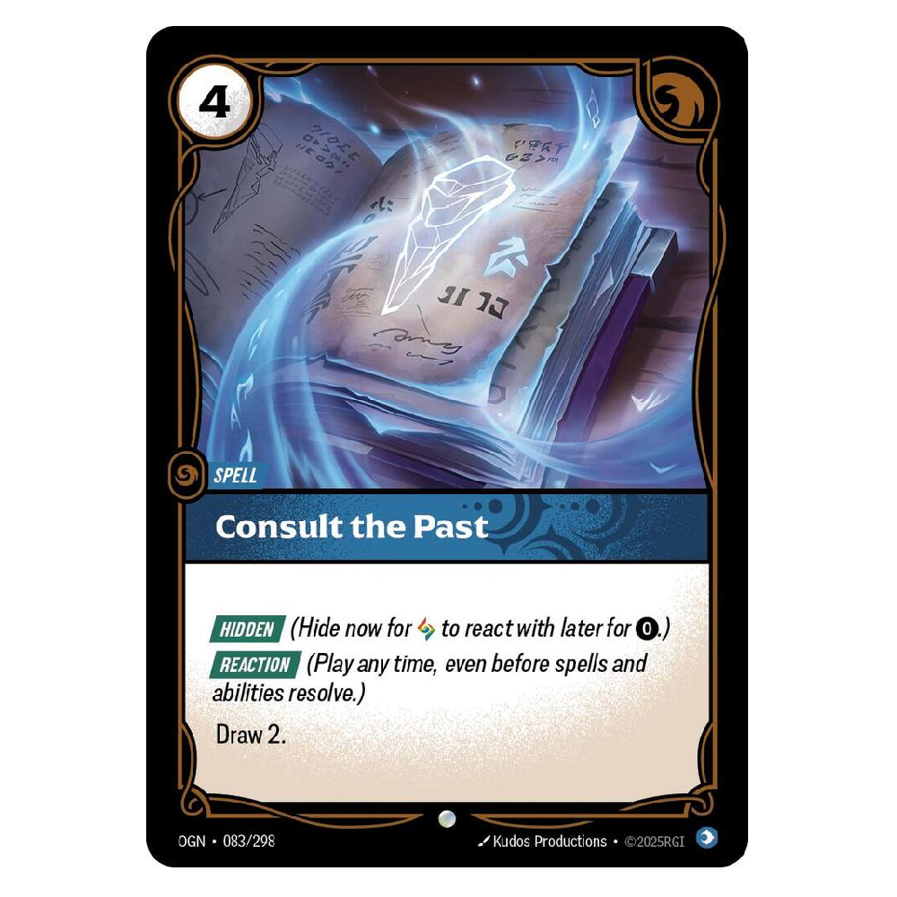 Consult the Past (Foil) - OGN 083/298 - Common - 1st Edition