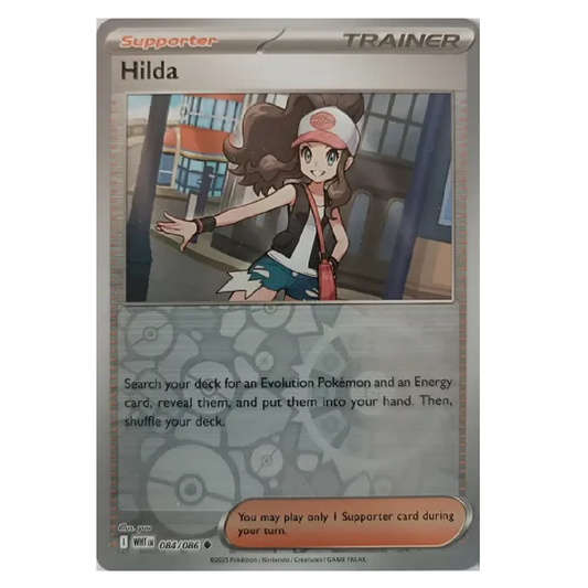 Hilda (Reverse Holo) - WHT 084/086 - Uncommon - 1st Edition