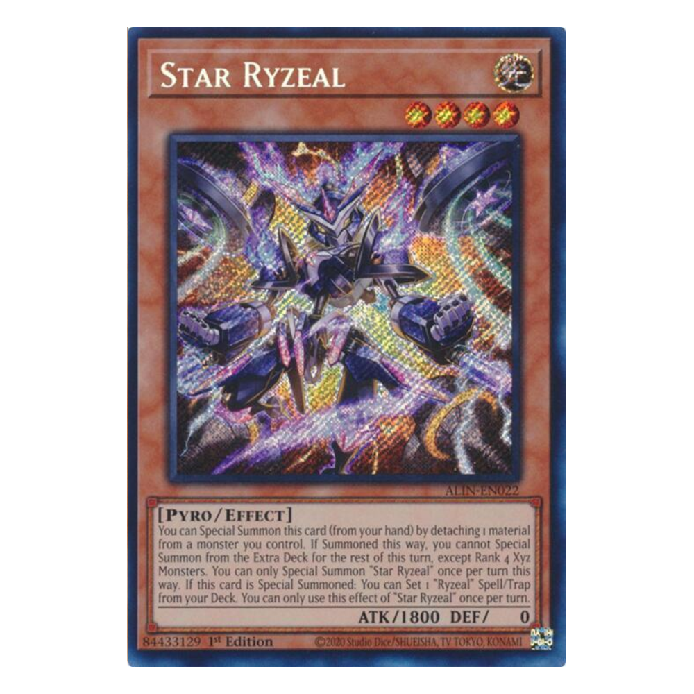 Star Ryzeal - ALIN-EN022 - Secret Rare - 1st Edition