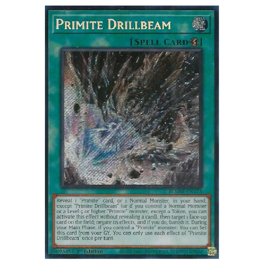 Primite Drillbeam - BLMM-EN173 - Secret Rare - 1st Edition